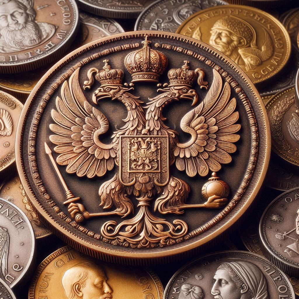 Редкие монеты Российской империи фотография